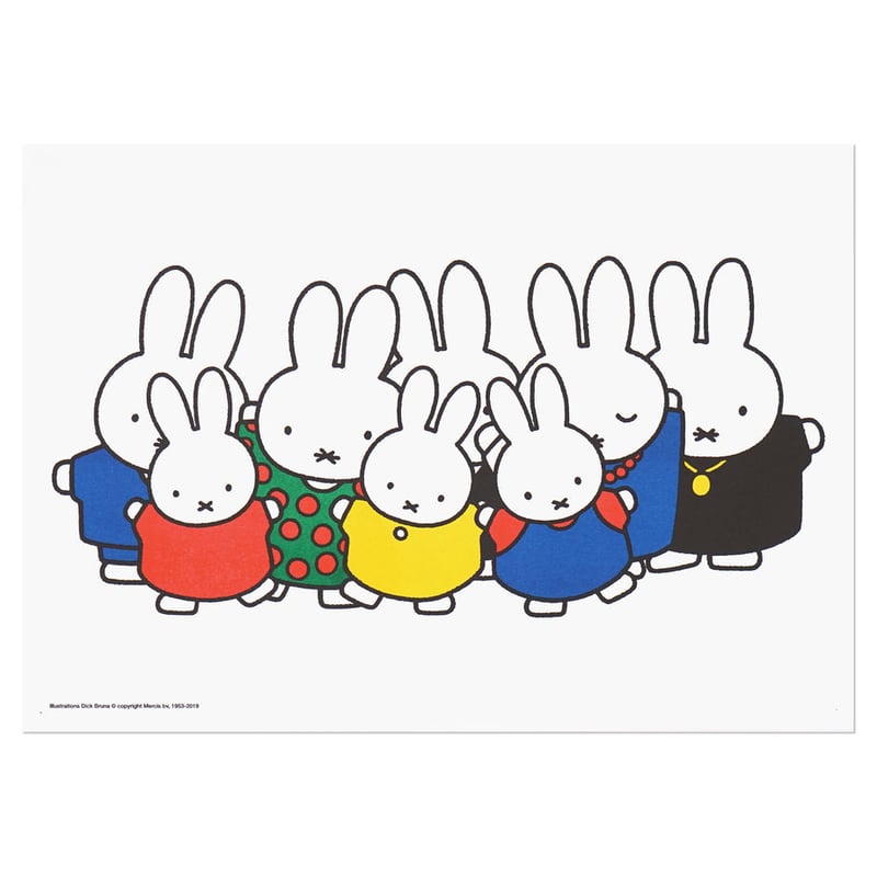BIG FAMILY | Miffy A3 RISO poster | ZERO PER ZE