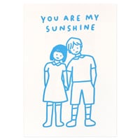 COUPLE 3 (SUNSHINE) | Pressed card