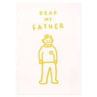DEAR MY FATHER | Pressed card
