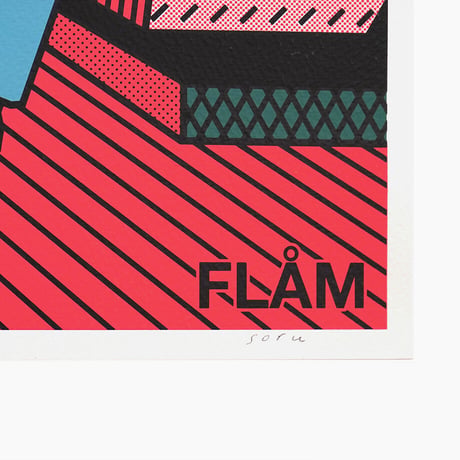 FLÅM 3 | Silkscreen poster（受注生産商品）