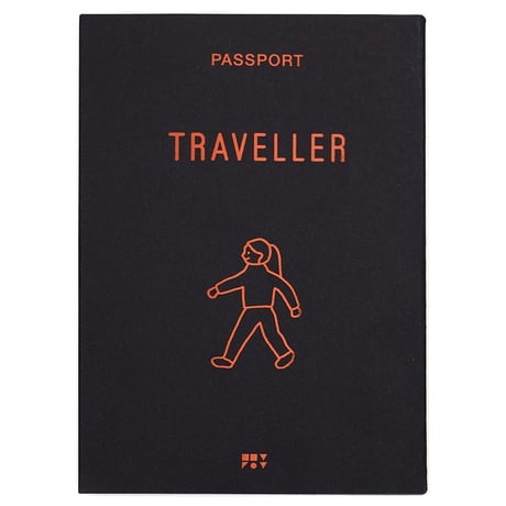 WALKWALK GIRL black | Passport cover