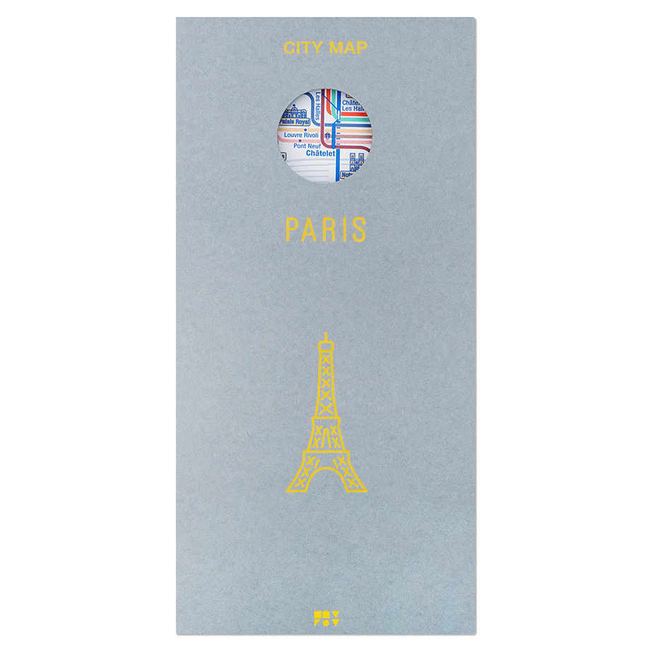 PARIS (gray) | City map | ZERO PER ZERO_JP