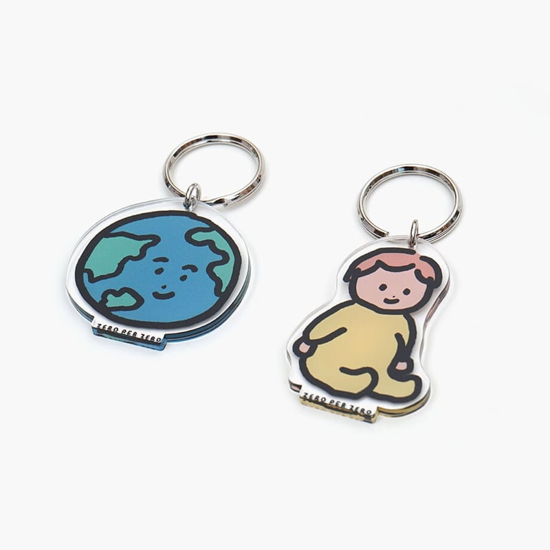 BABY 4 [S] | Stand Up Keyring | ZERO PER ZERO_JP