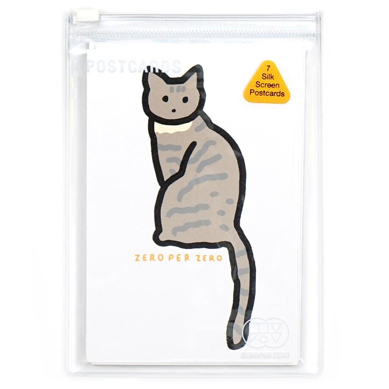 CAT | Silkscreen postcard set | ZERO PER ZERO_JP