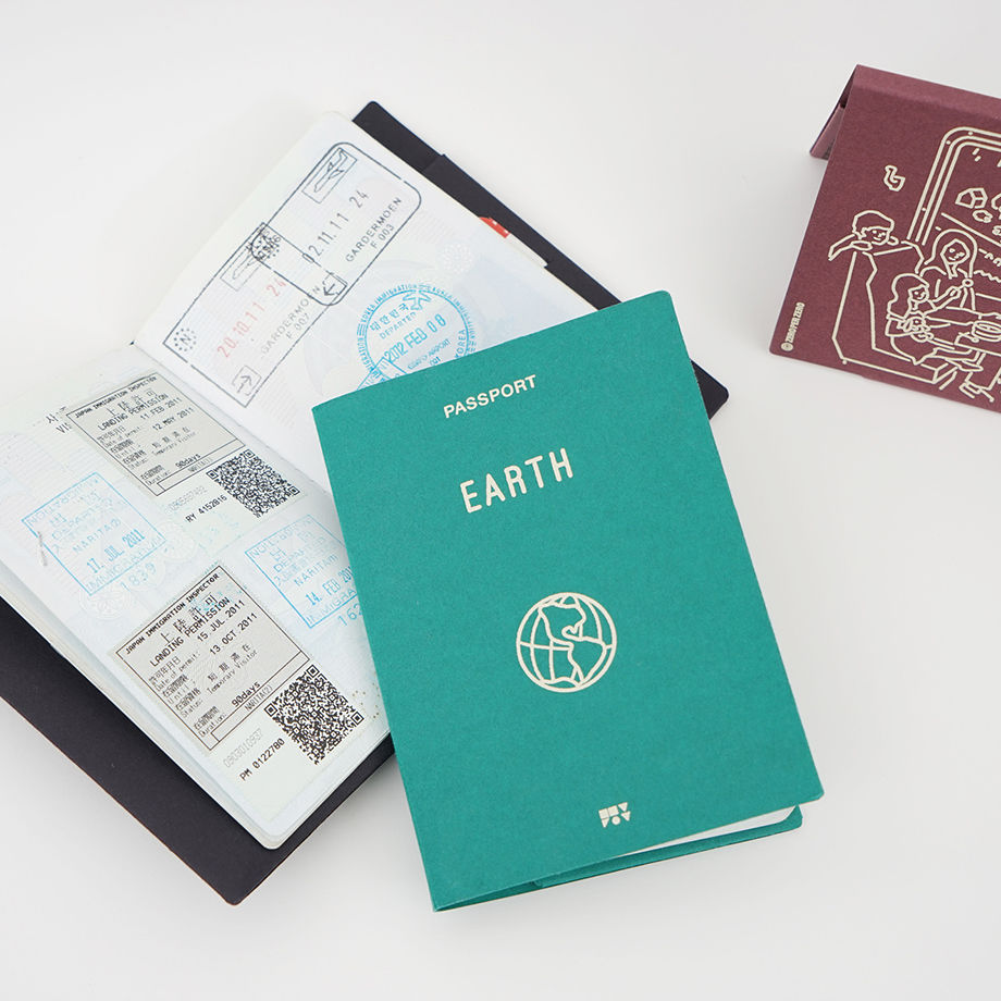 EARTH green | Passport cover | ZERO PER ZERO_JP