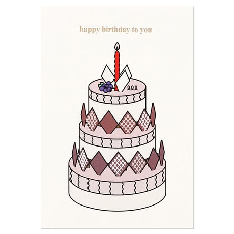 PINK CAKE | Cake card