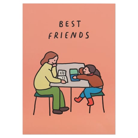 BEST FRIENDS | A3 poster（受注生産商品）