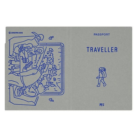 TRAVELLER gray | Passport cover