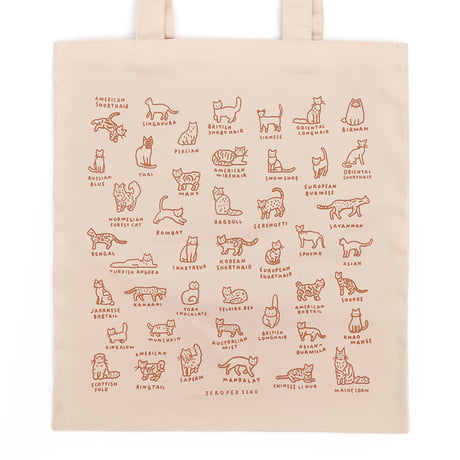 CAT DICTIONARY 3 beige | Eco bag