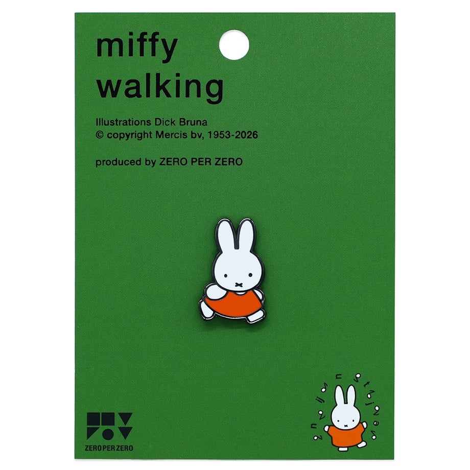MIFFY WALKING | Miffy Pin | ZERO PER ZERO_JP