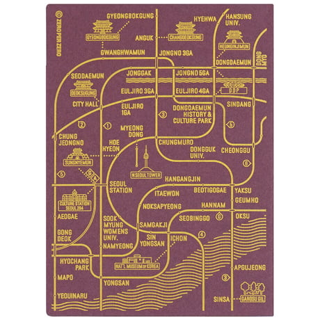 SEOUL burgundy 2 | Passport cover