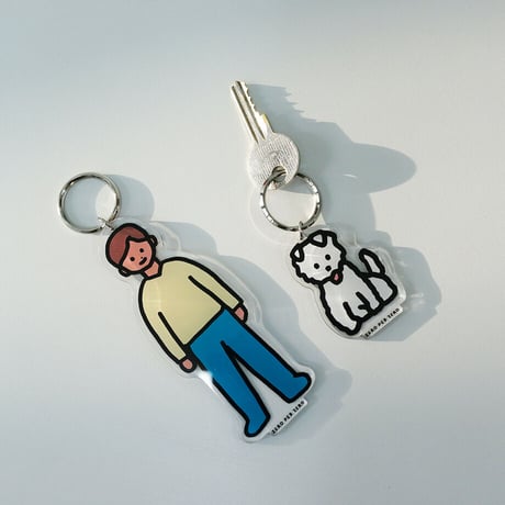 CAT 5 [S] | Stand Up Keyring