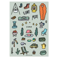 CAMPING (OBJECT) | A3 poster