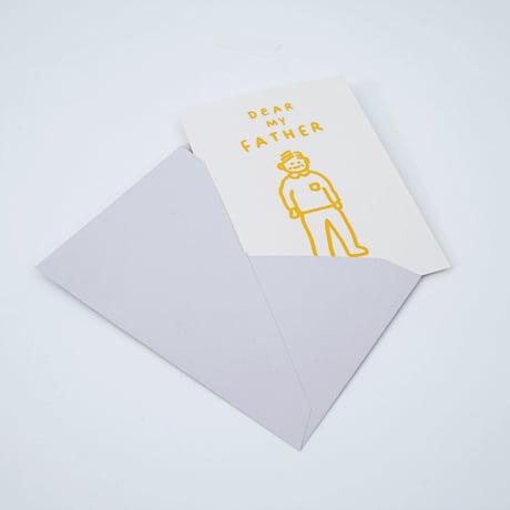 DEAR MY FATHER | Pressed card