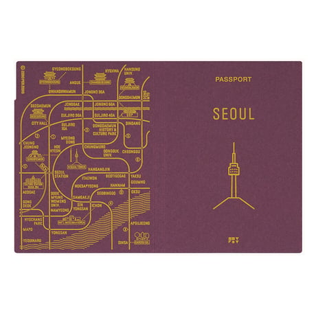 SEOUL burgundy 2 | Passport cover