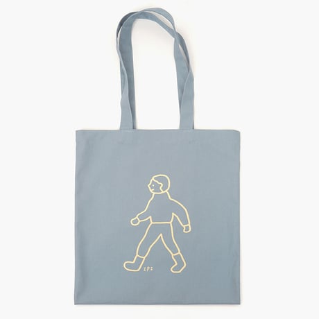 WALK WALK boy grayblue | Eco bag