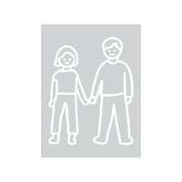 COUPLE | Contact paper sticker