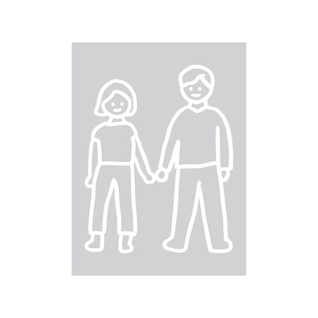 COUPLE | Contact Paper Sticker