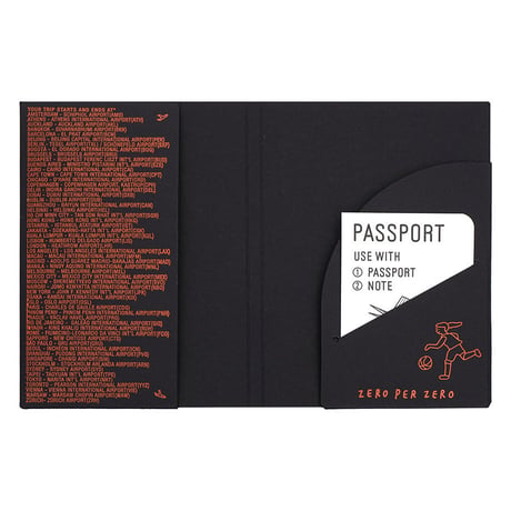 WALKWALK GIRL black | Passport cover