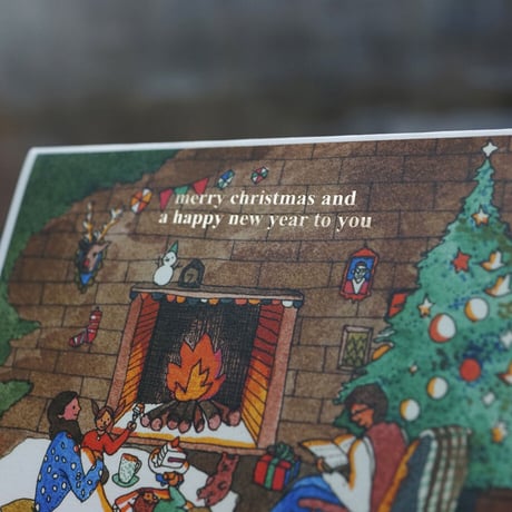 FIRE PLACE | Christmas card