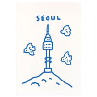 SEOUL TOWER | Pressed card
