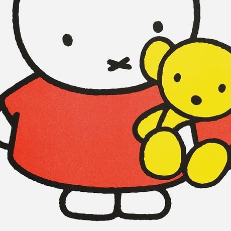 MIFFY & TEDDY BEAR | Miffy A3 RISO poster