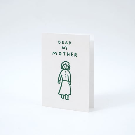 DEAR MY MOTHER | Pressed card