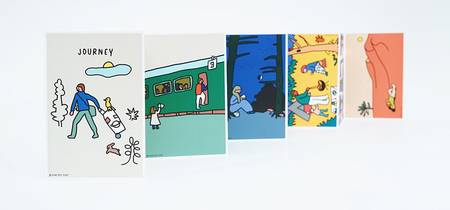 JOURNEY | Postcard set | ZERO PER ZERO_JP