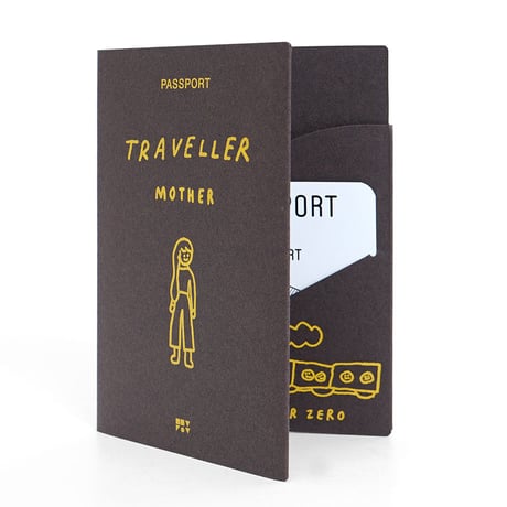 MOTHER brown | Passport cover