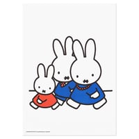 FAMILY WALKING | Miffy A3 RISO poster