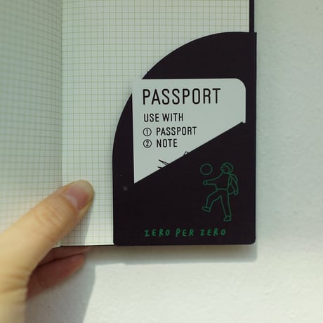 WALKWALK BOY black | Passport cover
