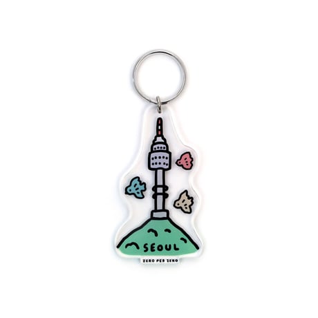 SEOUL TOWER [M] | Stand Up Keyring