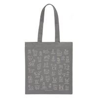 DOG DICTIONARY gray | Eco bag