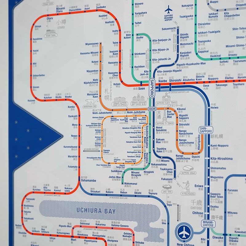 HOKKAIDO | City map | ZERO PER ZERO_JP