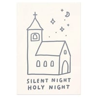CHURCH | Christmas pressed card