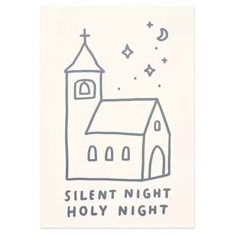 CHURCH | Christmas pressed card