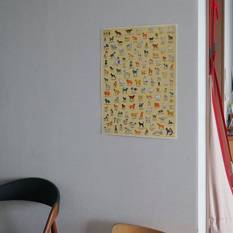 GRAPHIC DICTIONARY - DOG | Silkscreen poster（受注生産商品）