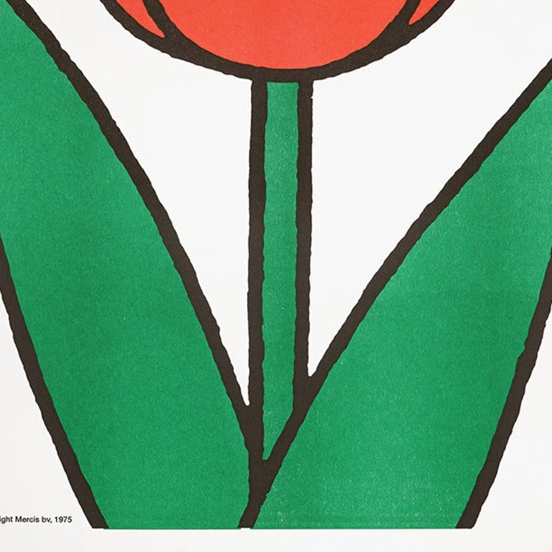 TULIP | Miffy A3 RISO poster | ZERO PER ZERO_JP TULIP | Miffy A3 RISO poster | ZERO PER ZERO_JP
