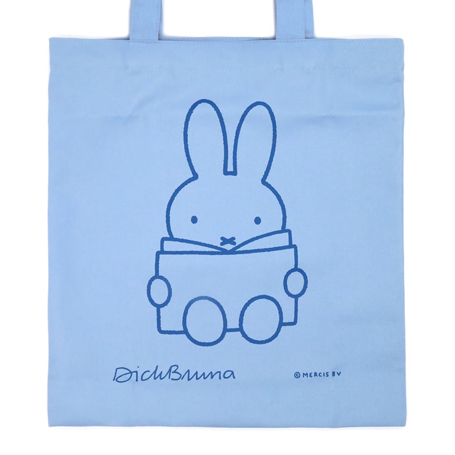 万博 オランダ ミッフィー エコバッグ miffy Mサイズ 青 1個