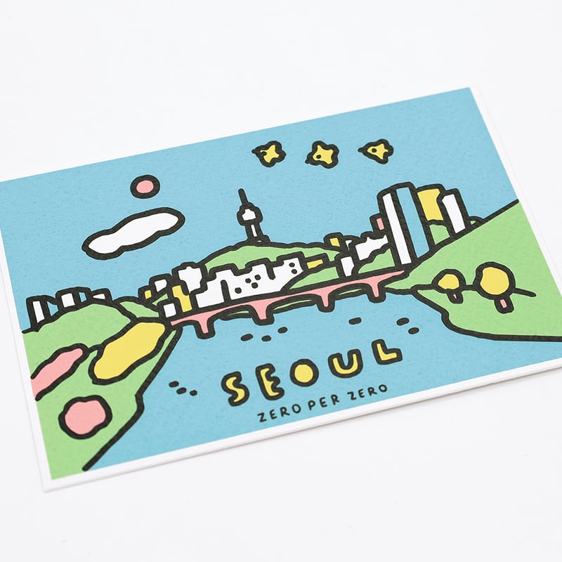 SEOUL hand 14 (CITY VIEW 3) | Postcard | ZERO P