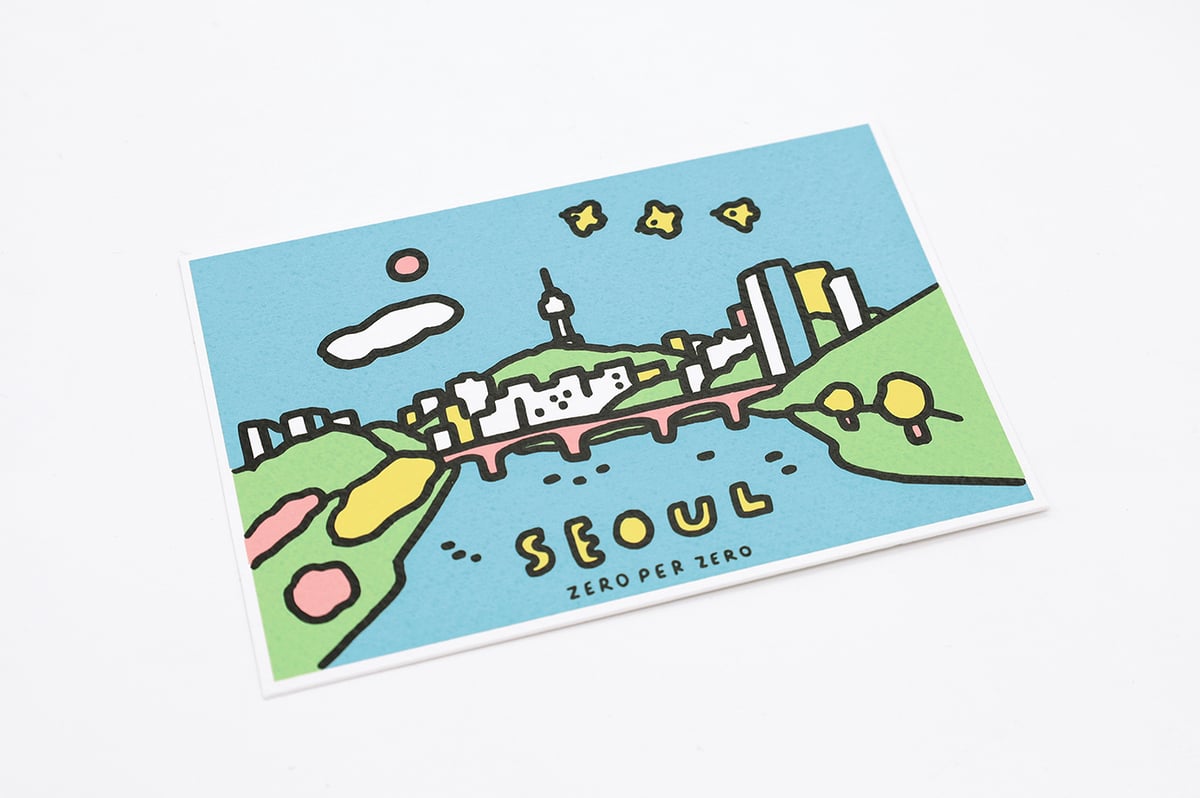 SEOUL hand 14 (CITY VIEW 3) | Postcard | ZERO P