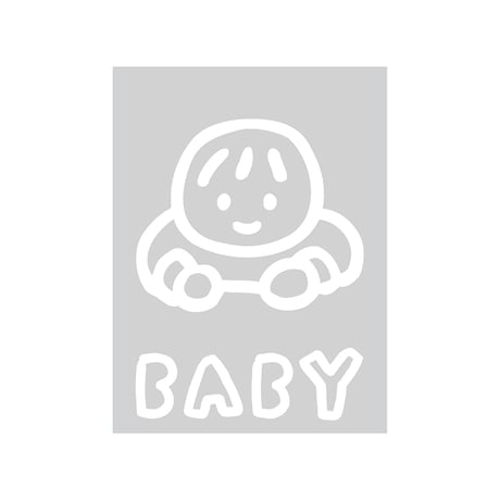 BABY 1 | Contact paper sticker