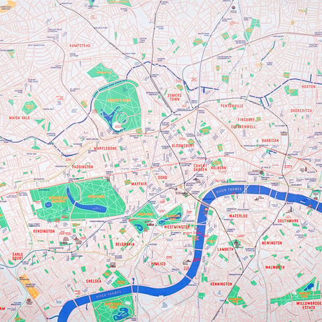LONDON (navy) | City map