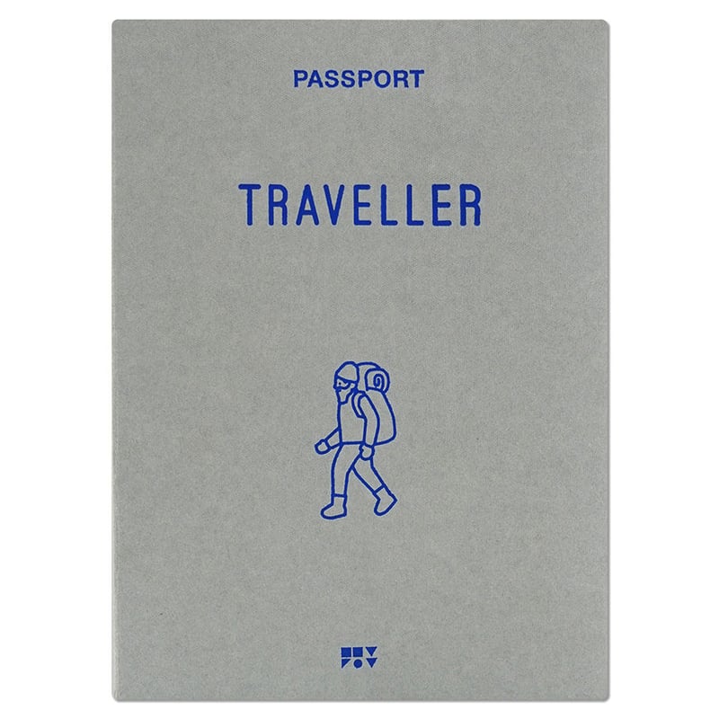 TRAVELLER gray | Passport cover | ZERO PER ZERO_JP