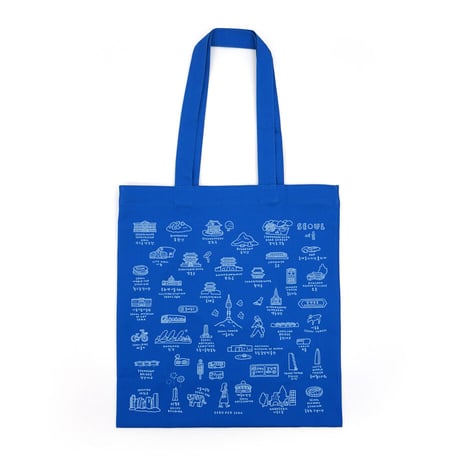 SEOUL DICTIONARY blue | Eco bag
