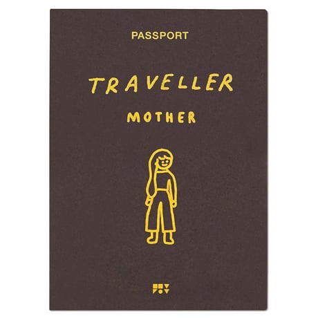 MOTHER brown | Passport cover