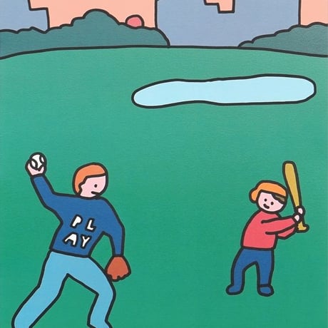 BASEBALL | A3 poster（受注生産商品）
