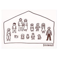 BIG FAMILY | Pressed card