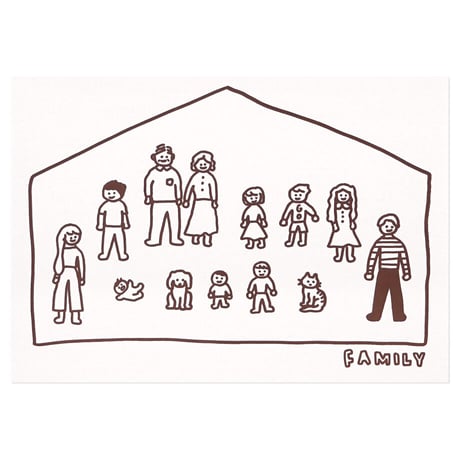BIG FAMILY | Pressed card