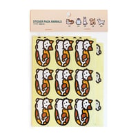 ANIMALS (5 TYPES) | Sticker pack